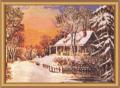 Картина крестиком "Зима"